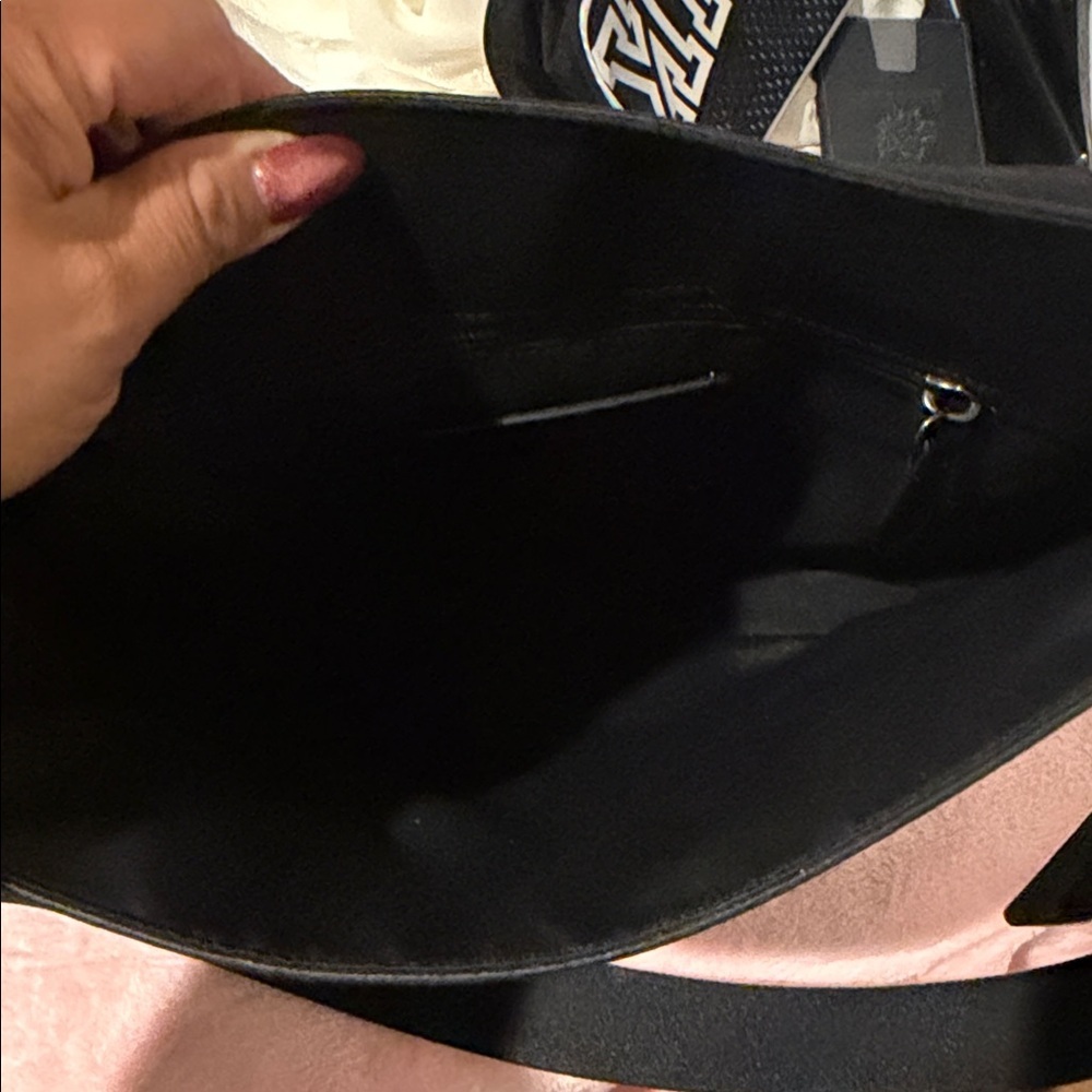 Coach Black Leather Messenger Bag - Picture 9 of 11